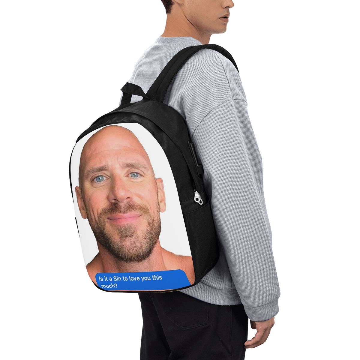 Backpacks - Plecak Johnny Sins z motywem flirtującego