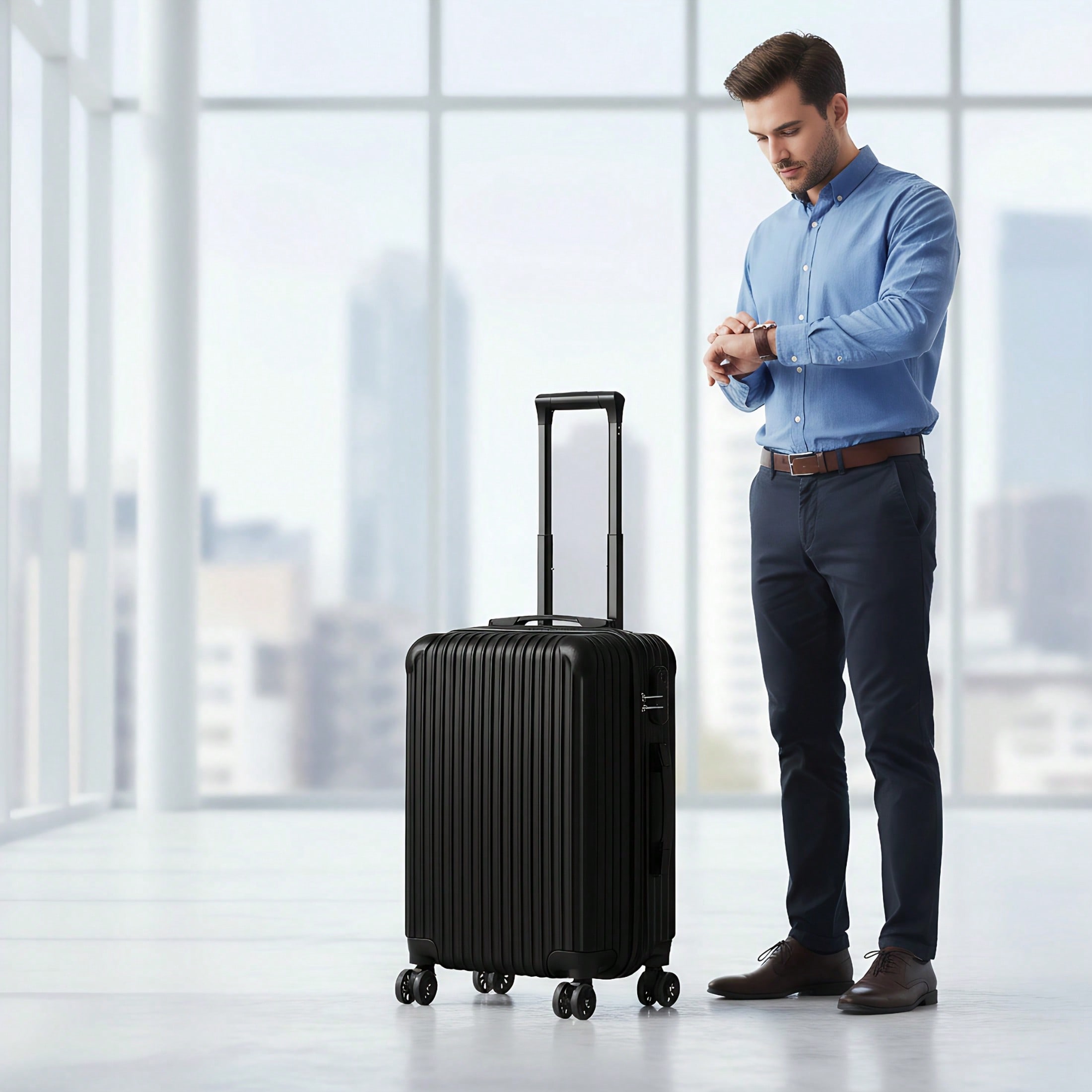 Spinner Wheel Rolling Suitcase 20 Inch - 20-calowa twarda walizka do ręcznego zabrania,