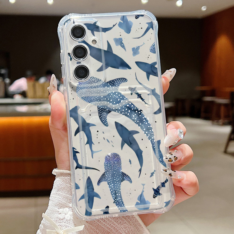 Wallets - Etui na telefon Ocean Shark Whale