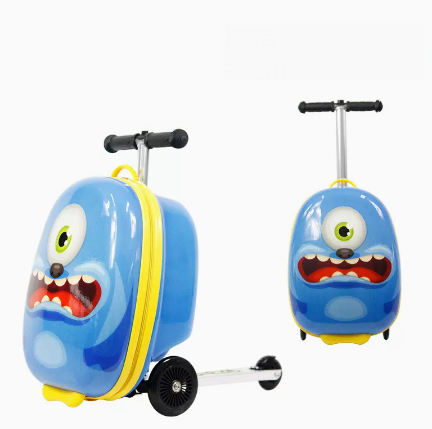 Kids Ride On Suitcase Scooter - Walizka na kółkach dla dzieci, deskorolka,