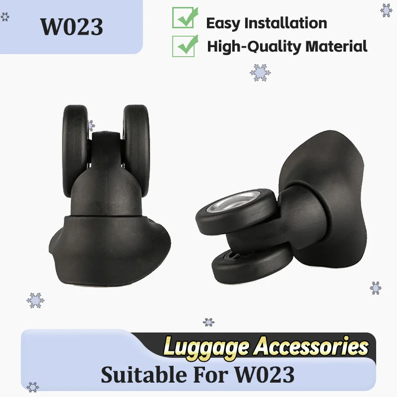 Silent Replacement Luggage Wheels - Zestaw naprawczy do kółek walizki W023,
