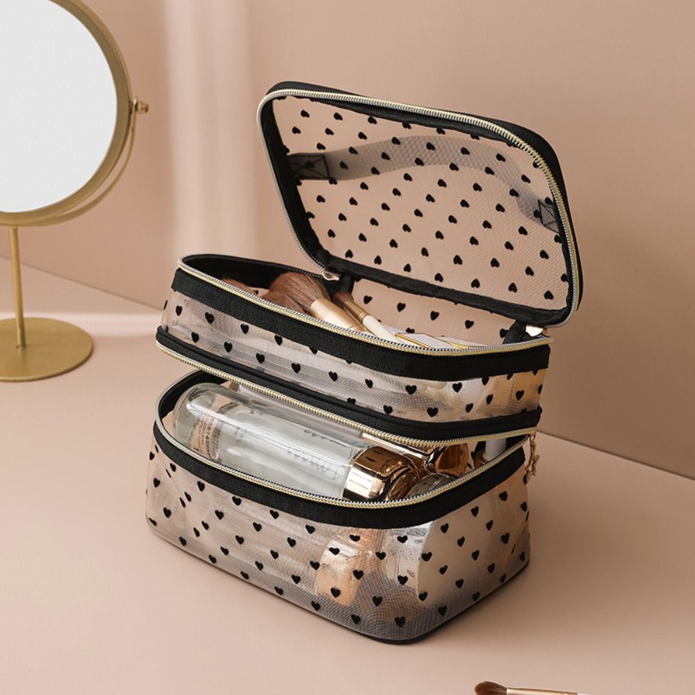 Nowa nylonowa kosmetyczka, dwu – Cosmetic Bags recenzja i cena