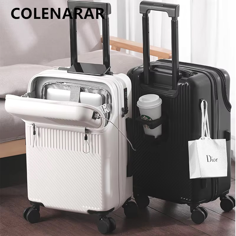 Walizka COLENARA z ładowaniem, – Front Opening Laptop Luggage 24 Inch recenzja i cena