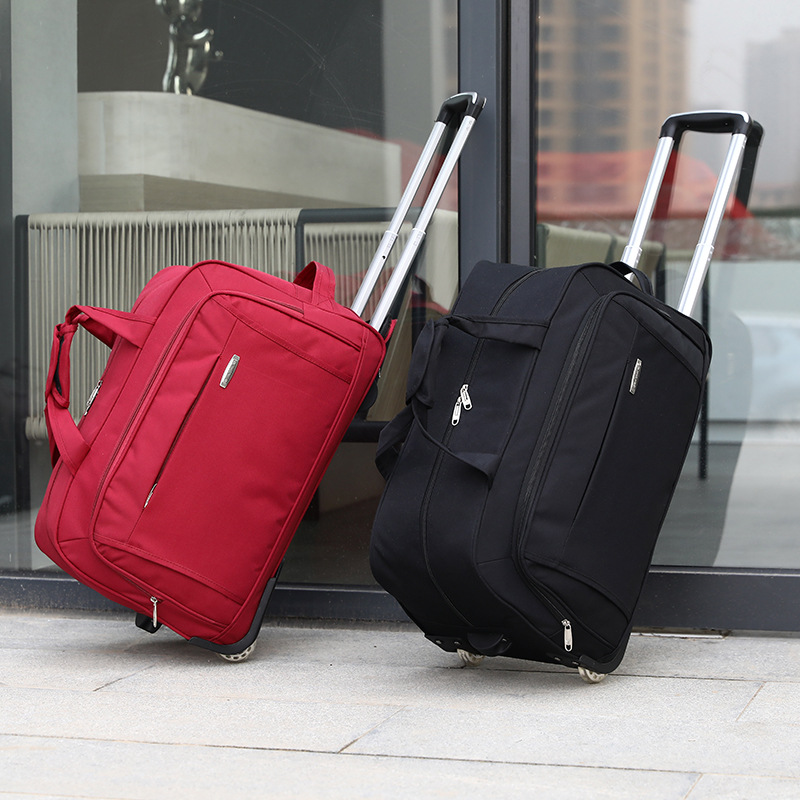 Torby podróżne Oxford Wodoodpo – Foldable Rolling Luggage Bag recenzja i cena