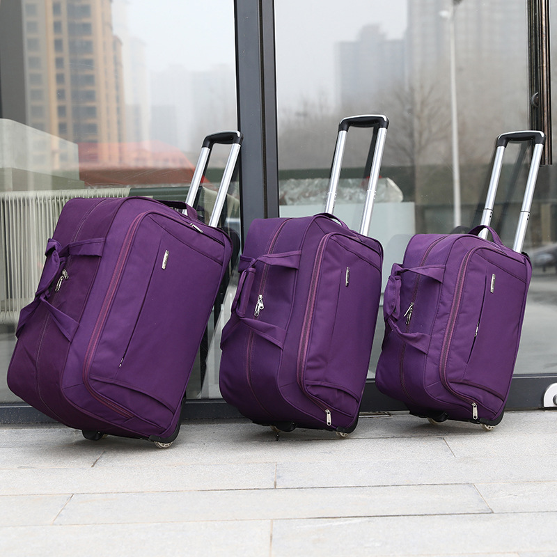Torby podróżne Oxford Wodoodpo – Foldable Rolling Luggage Bag recenzja i cena