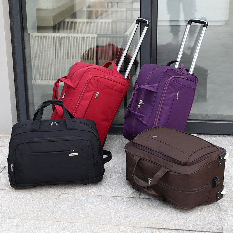 Torby podróżne Oxford Wodoodpo – Foldable Rolling Luggage Bag recenzja i cena