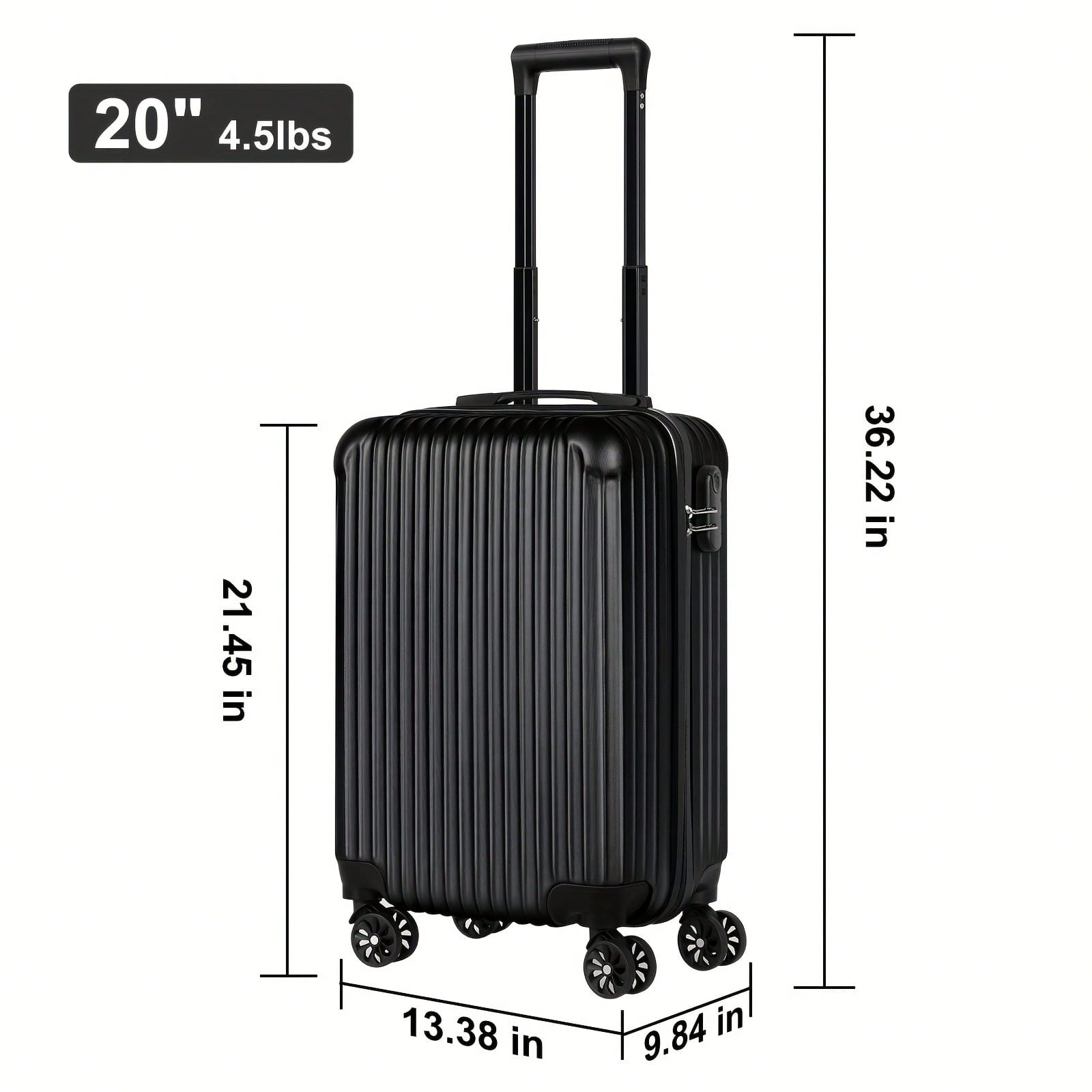 20-calowa twarda walizka do rę – Spinner Wheel Rolling Suitcase 20 Inch recenzja i cena