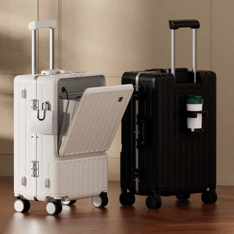 Wielofunkcyjna walizka z otwie – Aluminum Frame Carry On Luggage recenzja i cena