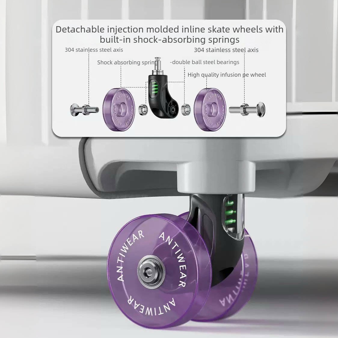Zestaw walizek na kółkach, wal – Aluminum Frame Carry On Luggage recenzja i cena