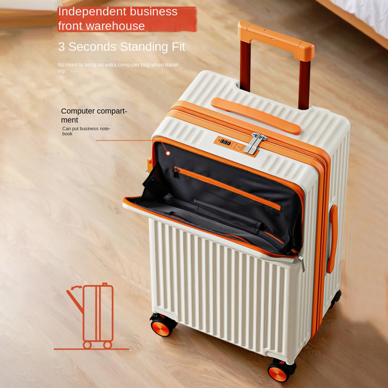 Stylowa walizka podróżna 20-24 – Front Opening Laptop Luggage 24 Inch recenzja i cena