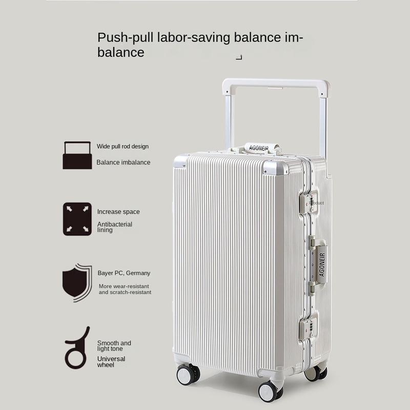 Walizka podróżna z szerokim uc – Aluminum Frame Carry On Luggage recenzja i cena
